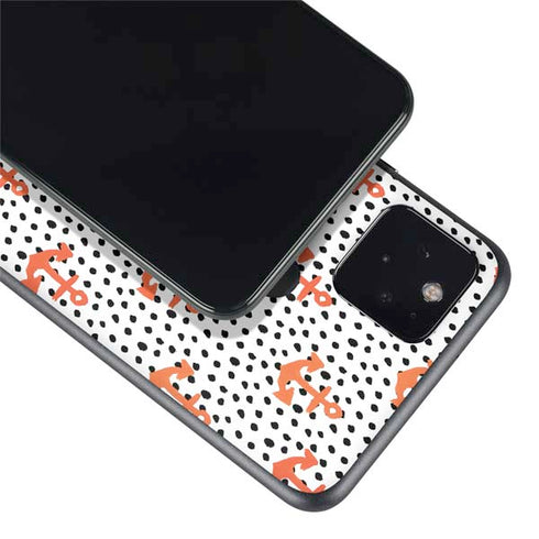 Bouffants and Broken Hearts Anchors and Dots Google Pixel 5 Skin